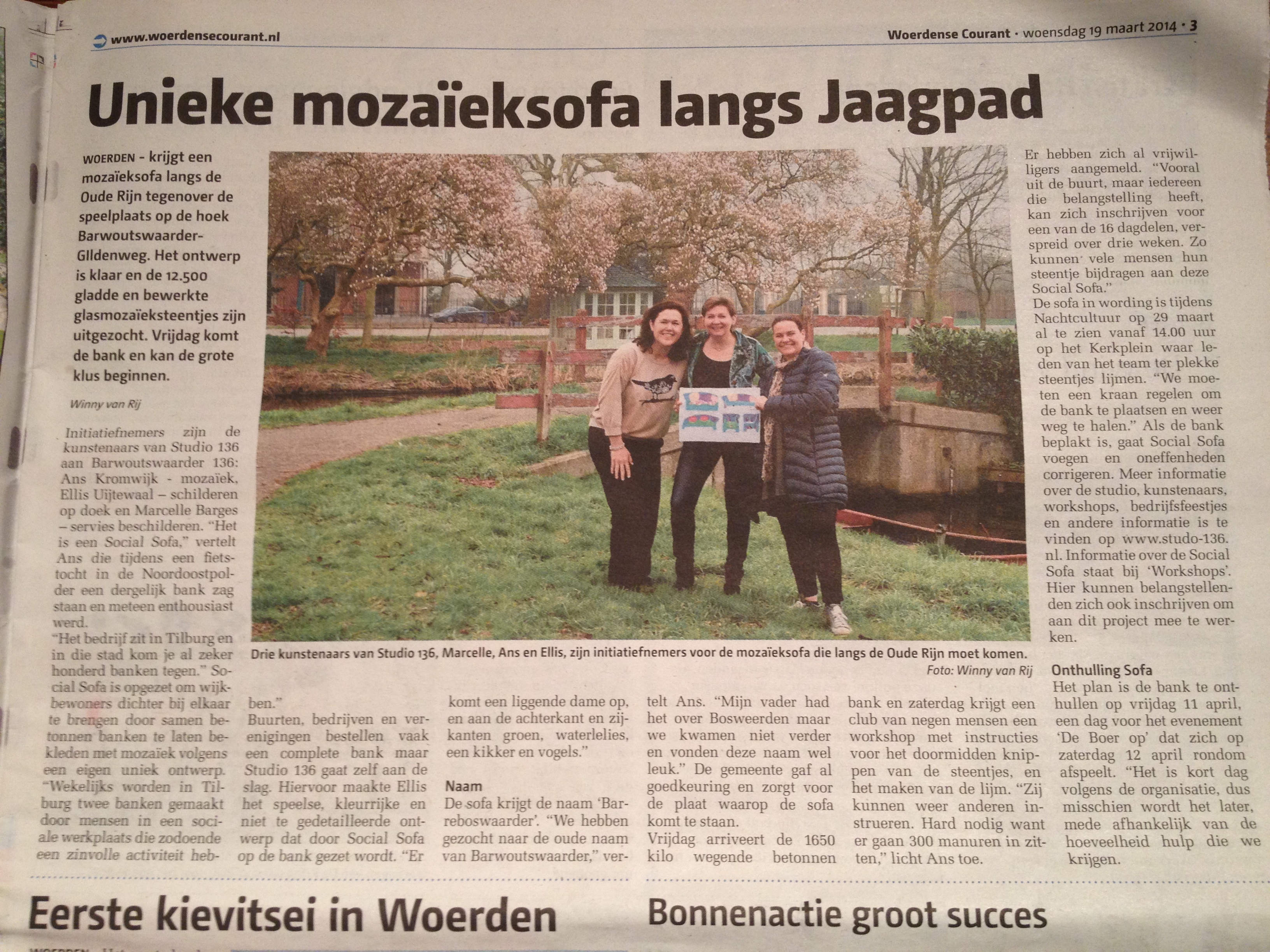 Artikel in de Woerdense Courant