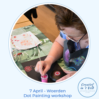 7 April - Basis workshop Dot Painting_Creatief in 't Veld